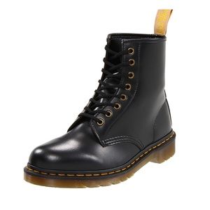Vegan 1460 Smooth Black Combat Boot